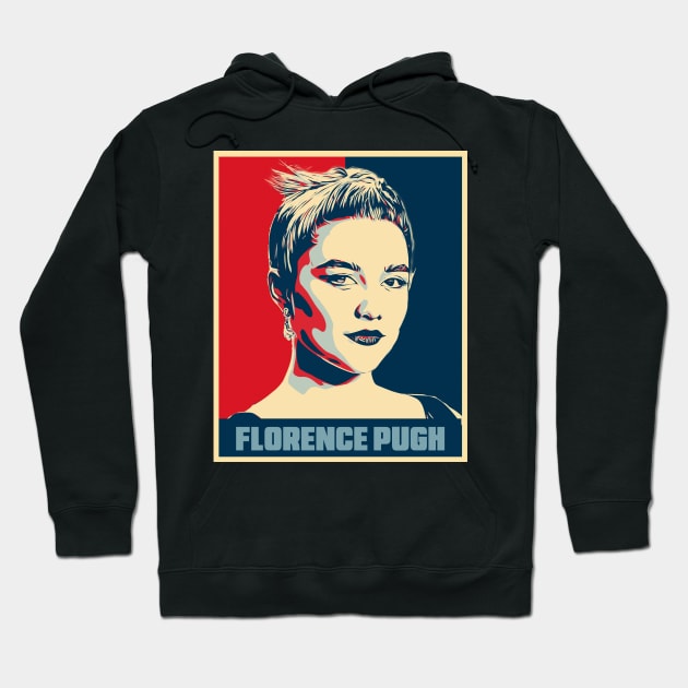 Florence Pugh Hope Pop Art Hoodie by Odd Even